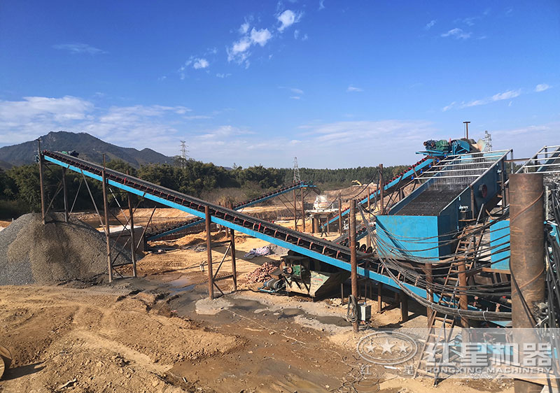 砂石生产线现场 砂石生产线现场
