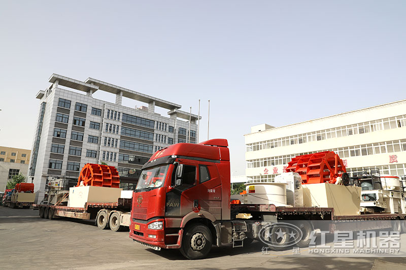 轮式洗砂机发货 轮式洗砂机发货