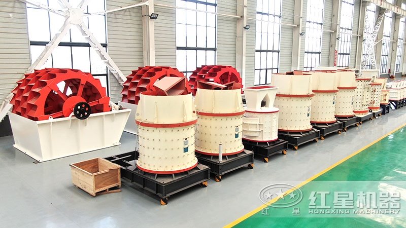 易彩堂机器洗砂机设备车间一角 易彩堂机器洗砂机设备车间一角