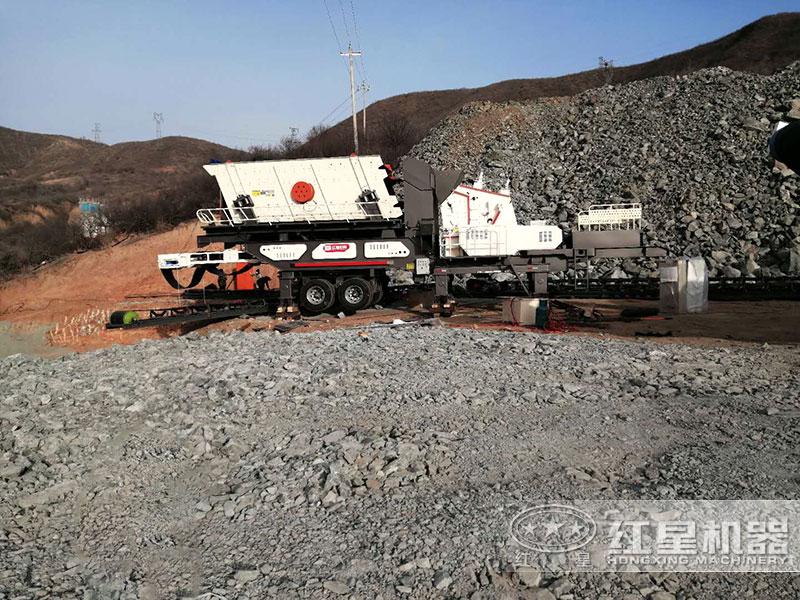 移动破碎机施工现场 移动破碎机施工现场