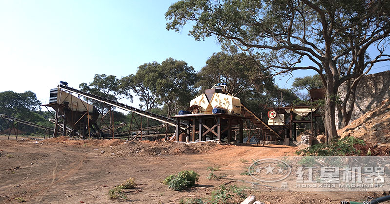 69颚破机+2台反击破配置石头破碎生产线 69颚破机+2台反击破配置石头破碎生产线