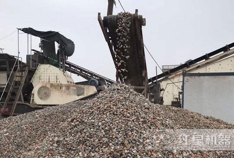 一小时500吨石头碎石机作业现场实拍 一小时500吨石头碎石机作业现场实拍