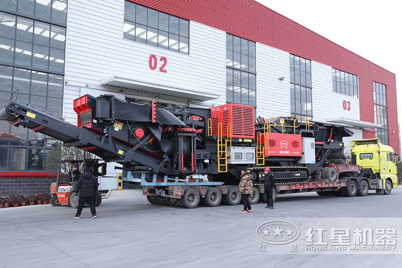 易彩堂机器厂家为客户送去建筑垃圾制砂机 易彩堂机器厂家为客户送去建筑垃圾制砂机