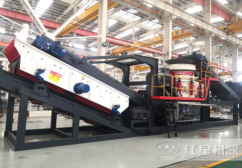 移动破碎机+圆锥破 移动破碎机+圆锥破