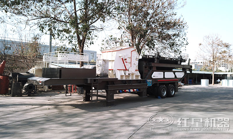 移动破碎机搭载反击破碎机 移动破碎机搭载反击破碎机