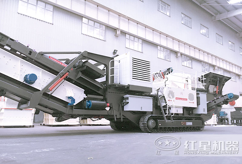 履带移动破碎机+反击破 履带移动破碎机+反击破