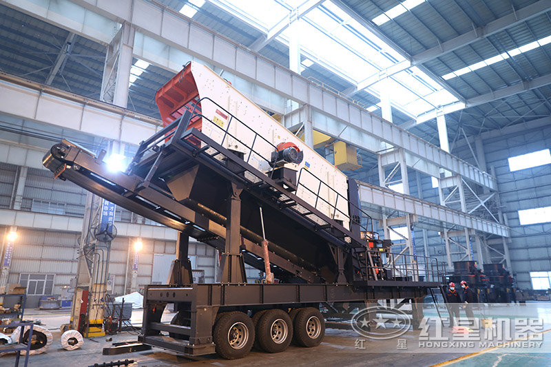 易彩堂机器车载破碎机厂家车间 易彩堂机器车载破碎机厂家车间