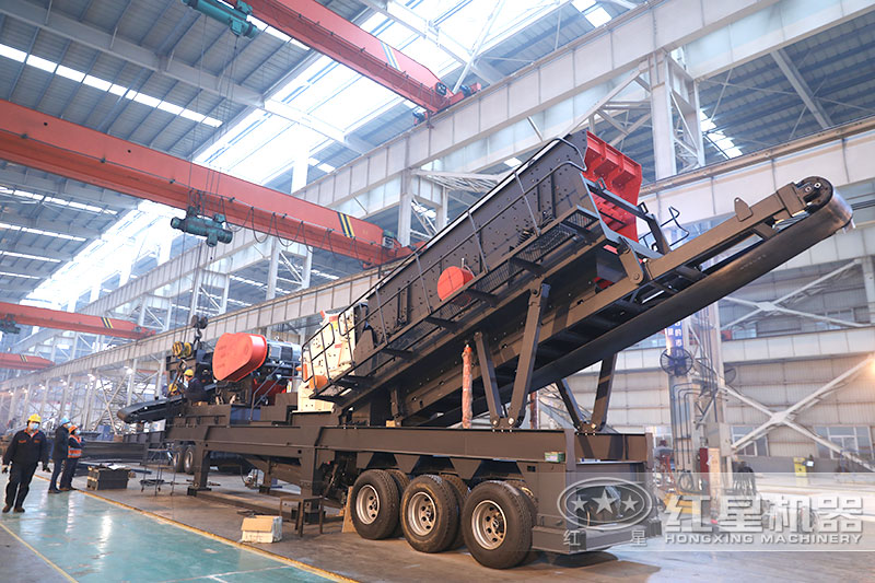 易彩堂机器移动制砂机车间展示 易彩堂机器移动制砂机车间展示