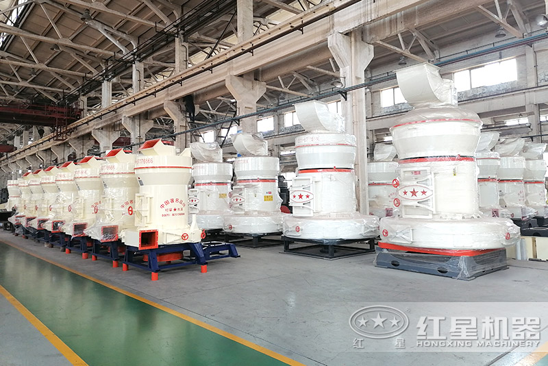 雷蒙磨粉机车间高清实拍 雷蒙磨粉机车间高清实拍