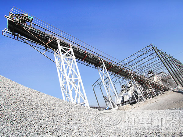 砂石骨料生产现场 砂石骨料生产现场